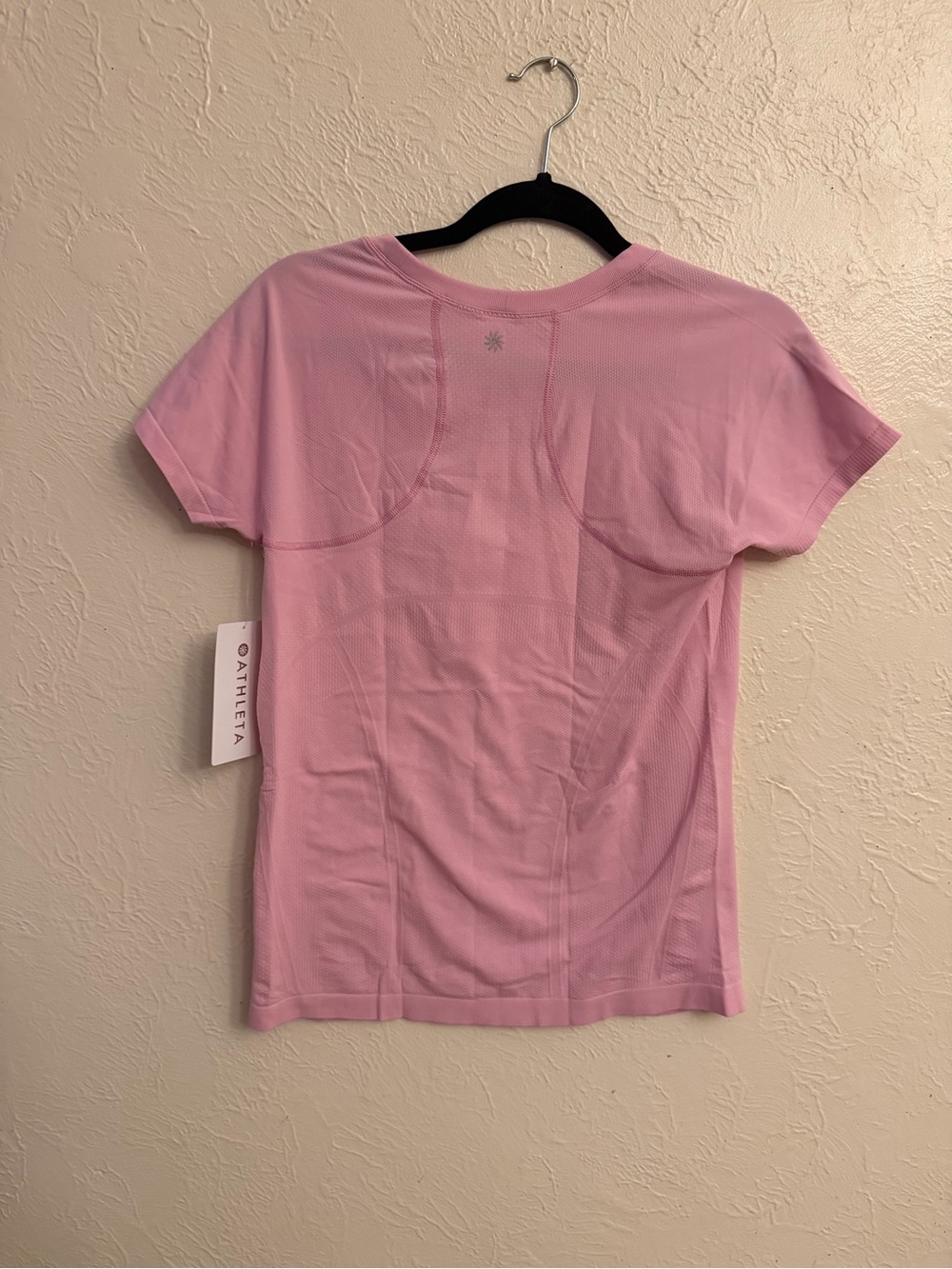 Athleta Light Pink Short Sleeve Crew Tee - Picture 4 of 8